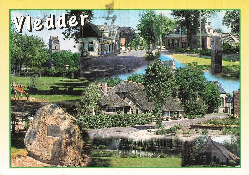 Vledder, Verzamelen, Ophalen of Verzenden, 1980 tot heden, Gelopen, Drenthe