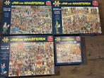 4 stuks Jan van Haasteren puzzels, Hobby en Vrije tijd, Denksport en Puzzels, Ophalen, 500 t/m 1500 stukjes, Zo goed als nieuw