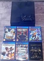 PlayStation 4 + Spellen, Ophalen of Verzenden, Zo goed als nieuw, Met 1 controller, Original