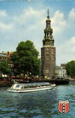 Amsterdam Montelbaantoren - boot rondvaartboot - 1962 gelope, Ophalen of Verzenden, Voor 1920, Gelopen, Noord-Holland