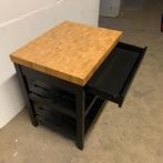 Keuken bartafel 80x63x90cm, zwart/eiken, Gebruikt, Minder dan 100 cm, Zwart, 50 tot 75 cm