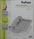 Senioren telefoon, Profoon TX-550 (Nieuw), Nieuw, Ophalen of Verzenden