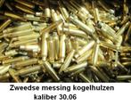 messing kogelhulzen, leeg, ongevaarlijk, kaliber 30.06, Ophalen of Verzenden, Overige soorten, Overige gebieden, Hulzen of Bodemvondsten