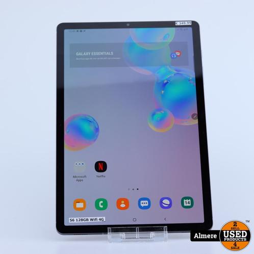 Samsung Galaxy Tab S6 128GB 4G | In nette staat, Computers en Software, Windows Tablets, Zo goed als nieuw