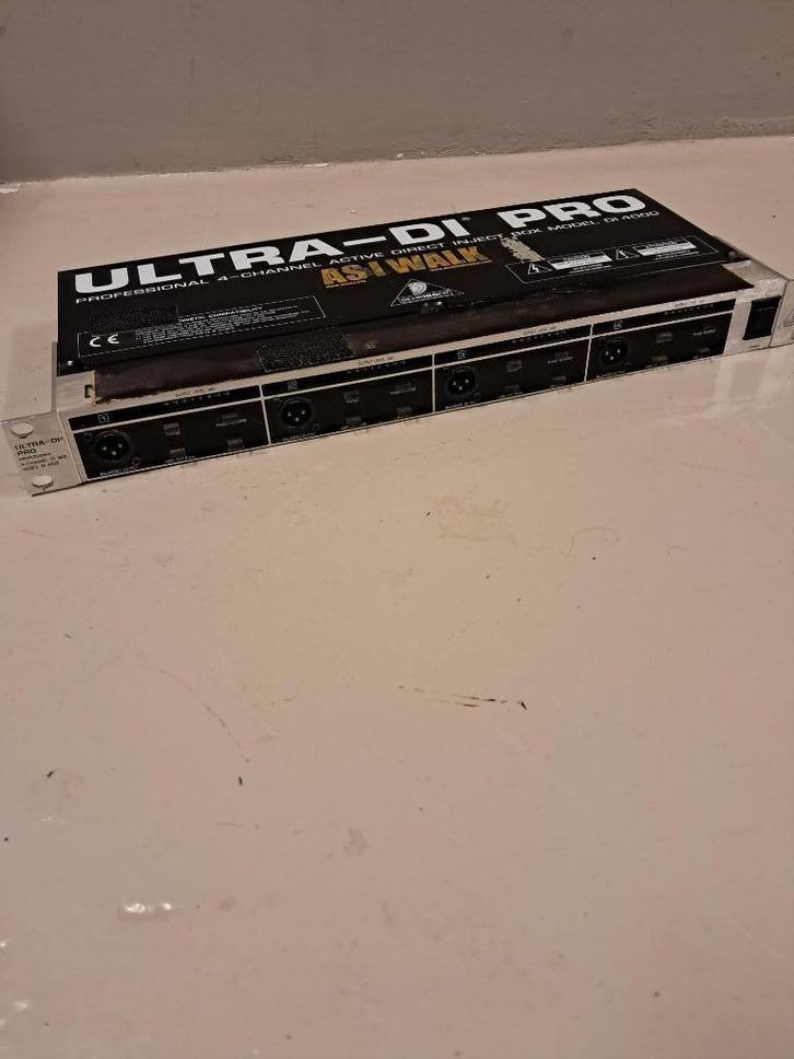 Behringer Ultra-DI Pro DI4000 4-Ch Active DI, Muziek en Instrumenten, Effecten, Gebruikt, Overige typen, Ophalen of Verzenden