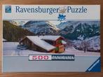 Ravensburger panoramapuzzel 500, Alpen chalet, NIEUWSTAAT!, Ophalen of Verzenden, Zo goed als nieuw