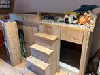 Hoogslaper van steigerhout!, Ophalen, 85 tot 100 cm, Gebruikt, Hoogslaper of Stapelbed
