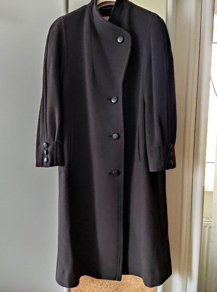 Grijsbruine ANGORA mantel GÖTZ – valt als 42/44, Kleding | Dames, Jassen | Winter, Zo goed als nieuw, Maat 42/44 (L), Overige kleuren