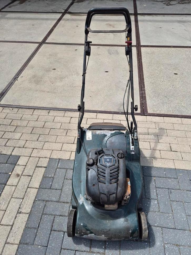 Hayter Harrier 56 - Goed Onderhouden, Tuin en Terras, Grasmaaiers, Gebruikt, Benzine-grasmaaier, 50 cm of meer, Cirkelmaaier, Ophalen of Verzenden