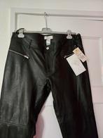Leren dames broek, Kleding | Dames, Broeken en Pantalons, Ophalen of Verzenden, Nieuw, Maat 42/44 (L), Zwart