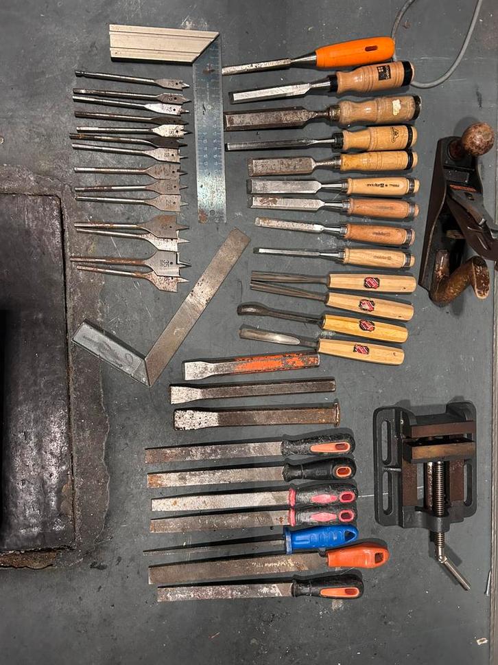 Houtbewerkings gereedschap, Doe-het-zelf en Verbouw, Gereedschap | Handgereedschap, Gebruikt, Ophalen