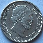 Schitterend dubbeltje 1882, Koning Willem III, Zilver, Ophalen of Verzenden, 10 cent