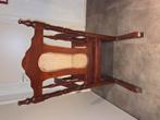 Cubaanse schoolstoel, gemaakt in Cuba van Cubaans mahoniehou, Huis en Inrichting, Woonaccessoires | Krantenbakken en Lectuurbakken