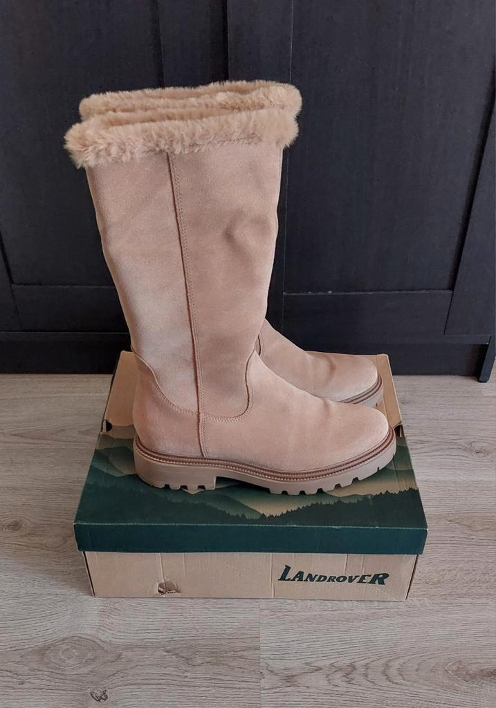 LANDROVER Laars beige Maat 39/39.5🙂, Kleding | Dames, Schoenen, Nieuw, Hoge laarzen, Beige, Ophalen of Verzenden