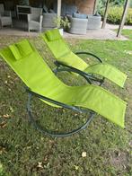 Vida XL stoelen 2 stuks, Tuin en Terras, Ophalen, Zo goed als nieuw, Aluminium