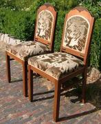 2 Amsterdamse school Art Deco eetkamer stoelen, Ophalen