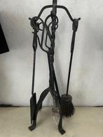 Prachtig gietijzeren kachel bestek, Houtkachel, Ophalen of Verzenden, Zo goed als nieuw, Vrijstaand