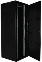 47U 19 inch serverkast met glazen deur 800x800x2200mm, Computers en Software, Serverkasten, Nieuw, Glas, Plaatstaal, Verzenden