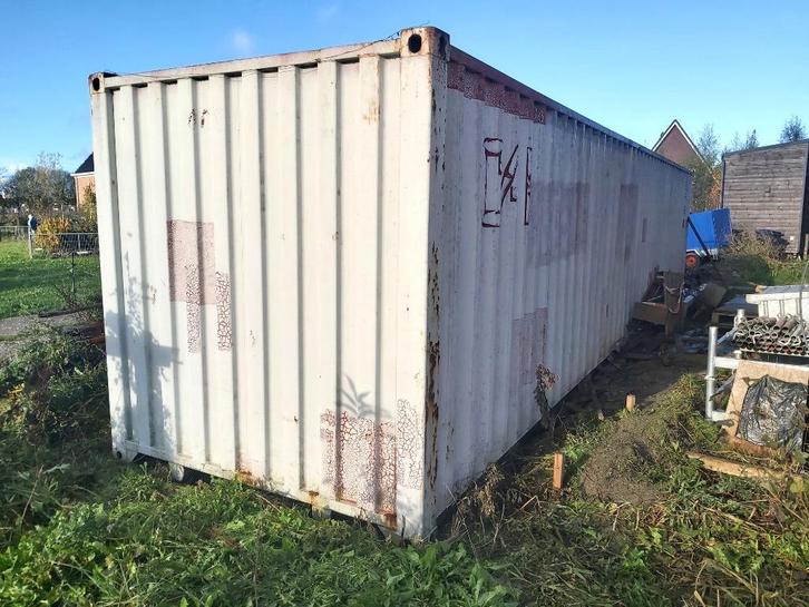 Witte Container 40ft/12m prima staat, Doe-het-zelf en Verbouw, Containers, Ophalen