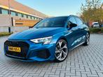 Audi A3 Sportback 35 Tfsi 150pk | 3 x S-line 2021 | Leder|, Auto's, Audi, 1498 cc, 4 cilinders, Blauw, Leder