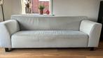Lichtgrijze bank Trendhopper, Ophalen, Gebruikt, Driepersoons, 75 tot 100 cm