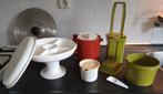 vintage tupperware zuurpot sapkan partyschaal, Verzenden, Zo goed als nieuw, Overige typen
