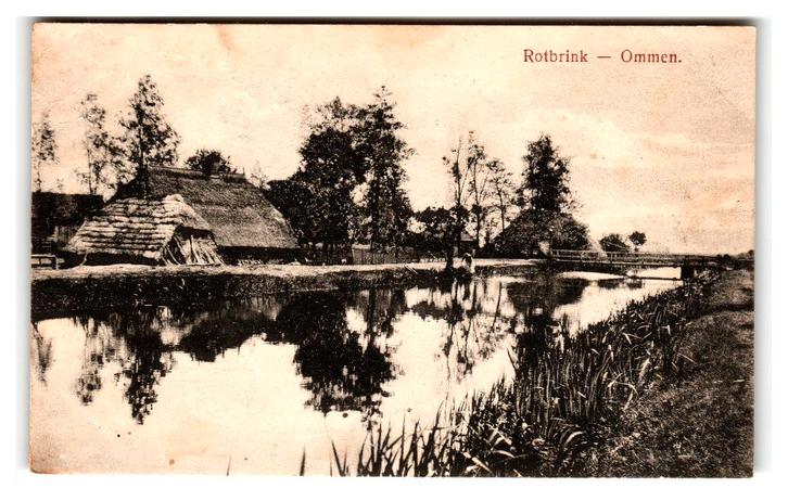 Ommen, Rotbrink, Verzamelen, Ansichtkaarten | Nederland, Gelopen, Overijssel, 1920 tot 1940, Verzenden