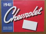 1941 CHEVROLET brochure, Engels, Ophalen of Verzenden, Zo goed als nieuw, Chevrolet