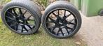 BBS zwarte velgen met zomerbanden, Auto-onderdelen, Banden en Velgen, Ophalen, Gebruikt, 255 mm, 20 inch