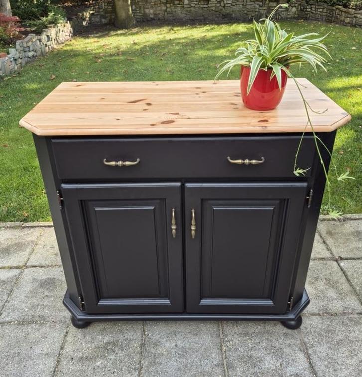 Meidenkast,  vintage,  geheel gerestyled, Huis en Inrichting, Kasten | Dressoirs, Nieuw, 25 tot 50 cm, Ophalen