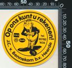 Sticker: Van Bennekom - VAG Volkswagen Audi - Heerde, Ophalen of Verzenden, Zo goed als nieuw, Auto of Motor