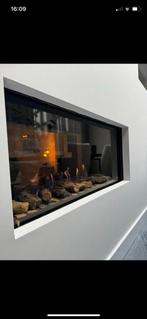 Gashaard / tunnelhaard /doorkijkhaard merk wellstraler, Ophalen, Zo goed als nieuw, Inbouwhaard, Gashaard