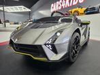 Kinderauto Lamborghini Autentica - soft start - leren zit-RC, Ophalen of Verzenden, Nieuw