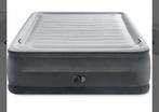 Intex air mattress luchtbed twin 140cm, Ophalen of Verzenden, Ingebouwde pomp, Gebruikt, 2-persoons