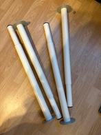 4 verstelbare tafelpoten, olov ikea, Huis en Inrichting, Ophalen, Zo goed als nieuw, Rond, 50 tot 100 cm