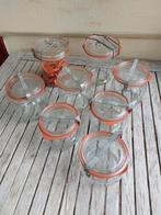 8 weckglazen. Grootmoederstijd), Ophalen of Verzenden, Materiaal