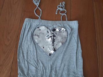 H&M 146 - 152 jumpsuit wrijf pailletten meisje broekpak beschikbaar voor biedingen