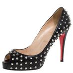 Authentieke Christian Louboutin Very Prive pumps mt 39, Ophalen of Verzenden, Gedragen, Zwart