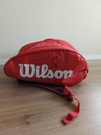 Wilson Padel - Rood, Sport en Fitness, Tennis, Ophalen, Zo goed als nieuw, Tas, Wilson