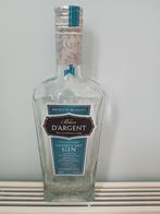 Lege Fles Bleu d'Argent Gin 0.7 Liter 40% vol met dop, Verzamelen, Verpakking, Gebruikt, Verzenden