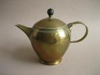 Oude theepot ontwerp Jan Eisenloeffel messing Nieuwe Kunst, Ophalen of Verzenden
