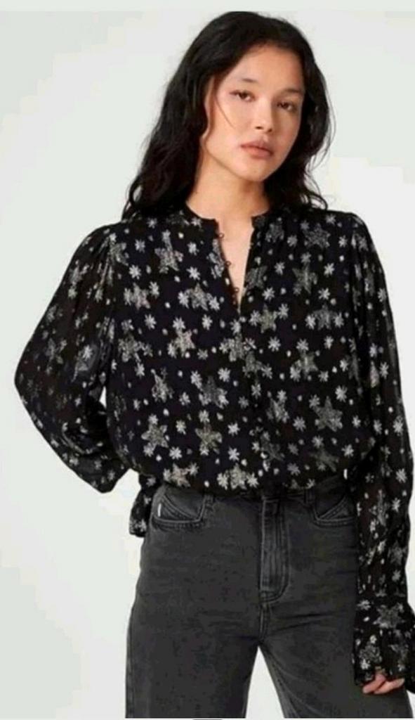 Fabienne Chapot Kylie blouse maat 40 *nieuw *, Kleding | Dames, Blouses en Tunieken, Nieuw, Maat 38/40 (M), Zwart, Ophalen of Verzenden