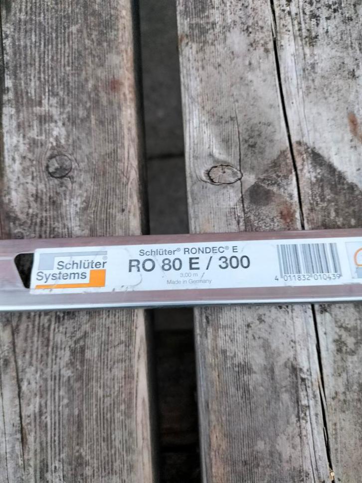 Schlüter RONDEC E Tegelprofiel RVS 8mm, Doe-het-zelf en Verbouw, Tegels, Nieuw, Overige typen, Overige materialen, Ophalen