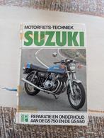 Suzuki GS750/550 reparatieboek, Motoren, Handleidingen en Instructieboekjes, Ophalen of Verzenden, Suzuki