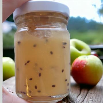 Vers gemaakt : Appel Kiwi Gold Jam met verse gember vegan