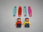 4 codestenen en 2 machinisten voor de duplo intelli trein, Kinderen en Baby's, Speelgoed | Duplo en Lego, Ophalen of Verzenden