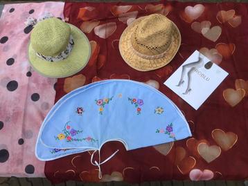 Zomerhoedjes - shawls - oroblu panty - kapmanteltje retro beschikbaar voor biedingen