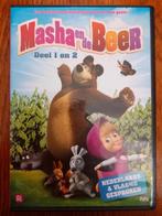 DVD Masha en de Beer deel 1 en 2, Alle leeftijden, Ophalen of Verzenden, Gebruikt