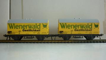 2 Fleischmann H0 Wienerwald wagons beschikbaar voor biedingen