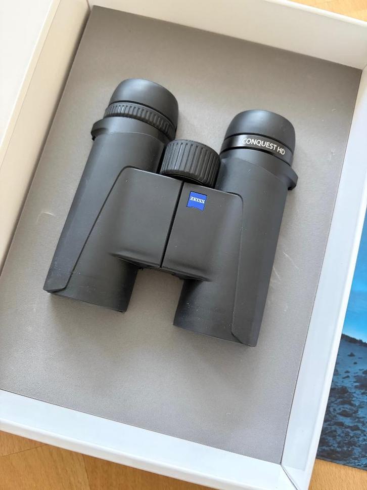 Zeiss Conquest HD 8x32 verrekijker, Audio, Tv en Foto, Optische apparatuur | Verrekijkers, Zo goed als nieuw, Dakkant (recht)